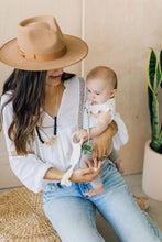 Load image into Gallery viewer, Chewable Charm - Luna Macrame Teether - littlelightcollective