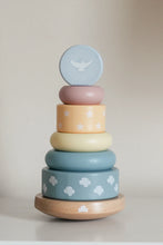 Load image into Gallery viewer, Rainbow Promise Wooden Stacker - littlelightcollective