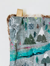 Load image into Gallery viewer, Watercolor Bison Lovey Blanket - littlelightcollective