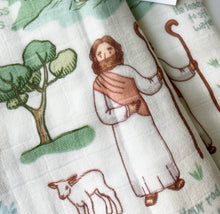 Load image into Gallery viewer, The Good Shepherd Double-Sided 8 Layer Blanket / Quilt - littlelightcollective
