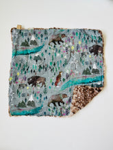 Load image into Gallery viewer, Watercolor Bison Lovey Blanket - littlelightcollective
