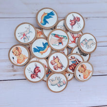 Load image into Gallery viewer, Retro Vintage Animal Matching Game - littlelightcollective