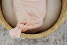 Load image into Gallery viewer, Blush Pink Bamboo Knotted Gown: 0-3 Months - littlelightcollective