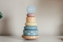 Load image into Gallery viewer, Rainbow Promise Wooden Stacker - littlelightcollective