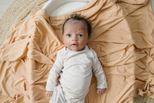 Load image into Gallery viewer, Natural Bamboo Knotted Gown: 0-3 Months - littlelightcollective