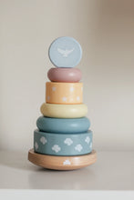 Load image into Gallery viewer, Rainbow Promise Wooden Stacker - littlelightcollective