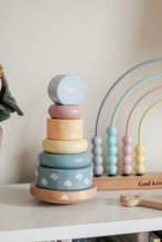 Load image into Gallery viewer, Rainbow Promise Wooden Stacker - littlelightcollective