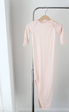 Load image into Gallery viewer, Blush Pink Bamboo Knotted Gown: 0-3 Months - littlelightcollective