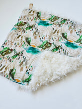 Load image into Gallery viewer, Watercolor Mountains Lovey Blanket - littlelightcollective
