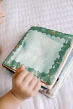 Load image into Gallery viewer, In His Image Fabric Baby Book - littlelightcollective
