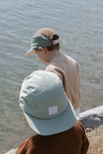 Load image into Gallery viewer, Waterproof Five-Panel Hat in Sea Foam - littlelightcollective