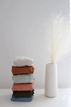 Load image into Gallery viewer, Organic Cinnamon Cotton Knotted Gown: 0-3 Months - littlelightcollective