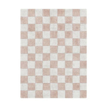 Load image into Gallery viewer, Washable Rug Kitchen Tiles Rose: 4' x 5' 3" - littlelightcollective