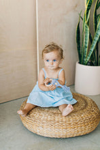 Load image into Gallery viewer, Chewable Charm - Celeste Macrame Teether + Bead -Grey - littlelightcollective