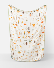 Load image into Gallery viewer, Nativity Oversized Muslin Quilt | Christmas Blanket - littlelightcollective