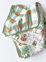Load image into Gallery viewer, The Good Shepherd Double-Sided 8 Layer Blanket / Quilt - littlelightcollective