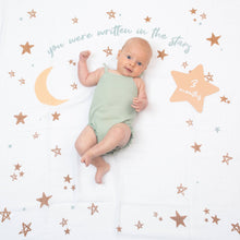 Load image into Gallery viewer, Baby's 1st Year Swaddle & Milestone Cards - Stars - littlelightcollective