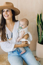 Load image into Gallery viewer, Chewable Charm - Luna Macrame Teether - littlelightcollective