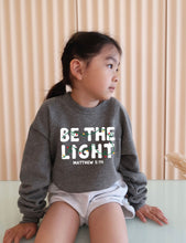 Load image into Gallery viewer, Be the Light Toddler Mineral Graphic Sweatshirt - littlelightcollective