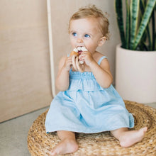 Load image into Gallery viewer, Hayes Silicone + Wood Teether Ring - littlelightcollective