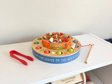 Load image into Gallery viewer, Bee Kind Magnetic Fishing + Sorting Set - littlelightcollective