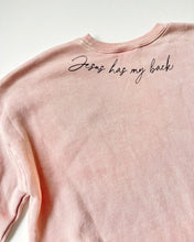 Load image into Gallery viewer, Jesus has my back - Graphic Sweatshirt - littlelightcollective