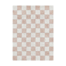 Load image into Gallery viewer, Washable Rug Kitchen Tiles Rose: 4' x 5' 3" - littlelightcollective