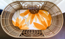 Load image into Gallery viewer, Sunflower Cotton Bassinet / Crib Fitted Sheet - littlelightcollective
