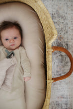 Load image into Gallery viewer, Natural Bamboo Knotted Gown: 0-3 Months - littlelightcollective