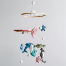 Load image into Gallery viewer, Baby Mobile - Sea Life - littlelightcollective