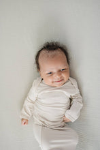 Load image into Gallery viewer, Natural Bamboo Knotted Gown: 0-3 Months - littlelightcollective
