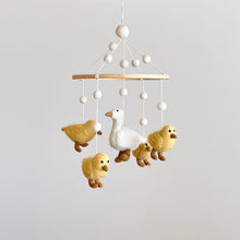 Load image into Gallery viewer, Felt Baby Mobile - Call Duck - littlelightcollective