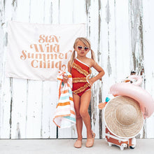 Load image into Gallery viewer, Stay Wild Summer Child Banner - littlelightcollective