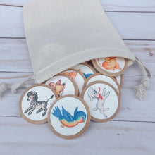 Load image into Gallery viewer, Retro Vintage Animal Matching Game - littlelightcollective