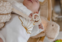 Load image into Gallery viewer, Sherpa Shell Pacifier / Toy Clip - littlelightcollective