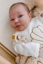 Load image into Gallery viewer, Sherpa Shell Pacifier / Toy Clip - littlelightcollective