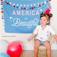 Load image into Gallery viewer, America The Beautiful Banner - littlelightcollective