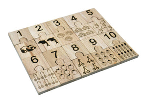 Number Jigsaw - littlelightcollective