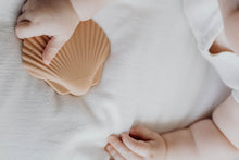 Load image into Gallery viewer, Silicone Teether - Clay Seashell - littlelightcollective