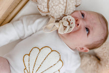 Load image into Gallery viewer, Sherpa Shell Pacifier / Toy Clip - littlelightcollective