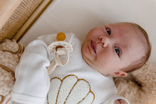 Load image into Gallery viewer, Sherpa Shell Pacifier / Toy Clip - littlelightcollective