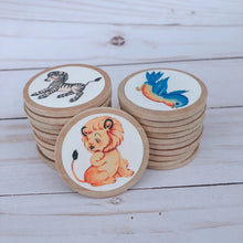 Load image into Gallery viewer, Retro Vintage Animal Matching Game - littlelightcollective