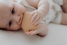 Load image into Gallery viewer, Silicone Teether - Clay Seashell - littlelightcollective