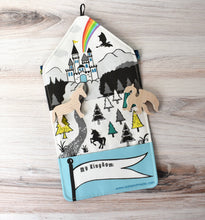 Load image into Gallery viewer, Fairytale - Small Tote Playmat & Wooden Toys - littlelightcollective