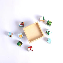 Load image into Gallery viewer, Puzzle Bible History 6 Wood Blocks - littlelightcollective