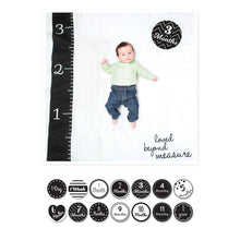 Load image into Gallery viewer, Baby's 1st Year Swaddle & Milestone Cards - Love Beyond - littlelightcollective