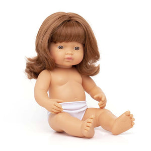Baby Doll Redhead Girl 15"(polybagged) - littlelightcollective