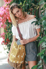 Load image into Gallery viewer, Mustard Triangle Tote - littlelightcollective
