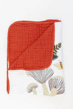 Load image into Gallery viewer, Pre-Order Large Mushroom Throw Blanket - littlelightcollective
