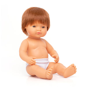Baby Doll Redhead Boy 15'' (polybag) - littlelightcollective